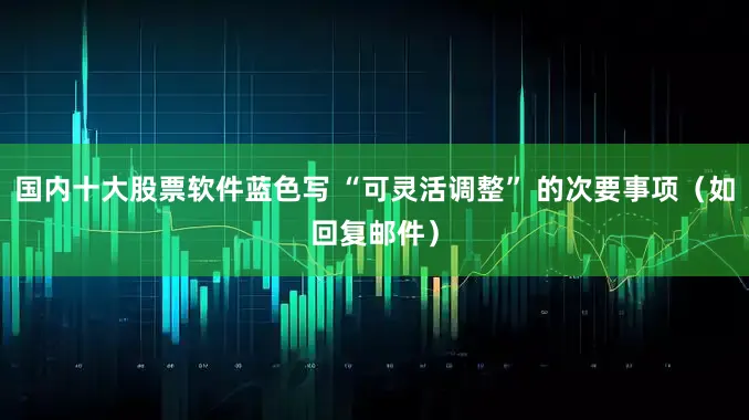 国内十大股票软件蓝色写 “可灵活调整” 的次要事项（如回复邮件）